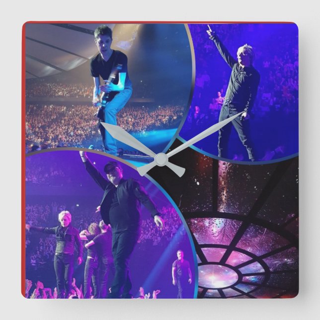 CUADRADO RELOJ INDOCHINA DE ACRÍLICO (Anverso)