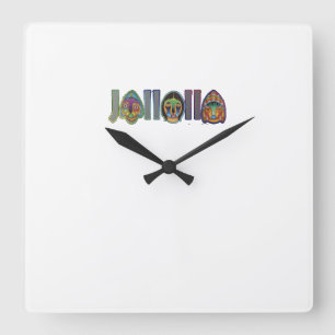 Cuadrado Reloj jallalla