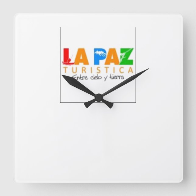 Cuadrado Reloj La Paz entre cielo y tierra (Anverso)