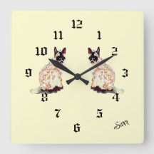 Reloj : Miau , Amor .