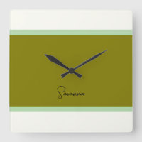 Reloj monográfico moderno