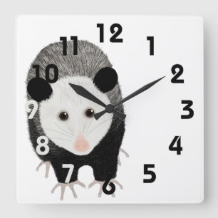 Cuadrado Reloj Opossum
