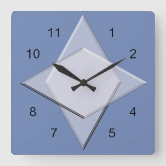 Cuadrado Reloj - Patrón geométrico
