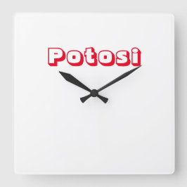Cuadrado Reloj Potosi