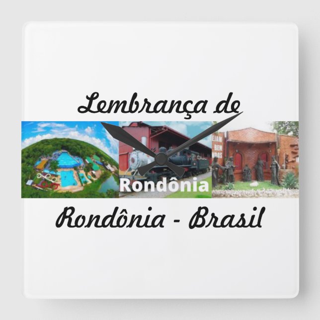 Cuadrado Reloj recordatorio de Rondônia (Anverso)