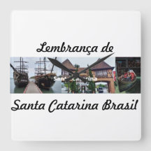 Reloj recuerdo de Santa Catarina Brasil