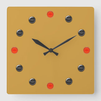 Cuadrado Reloj - Retro 60