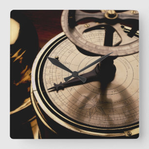 Cuadrado Reloj solar equinoccial el   1880