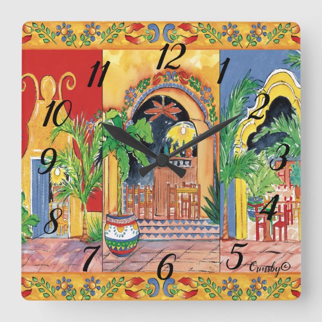 Cuadrado Reloj suroeste (Anverso)