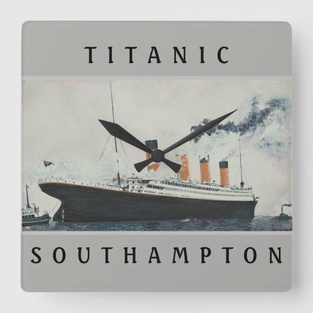 Cuadrado Reloj TITÁNICO (Anverso)