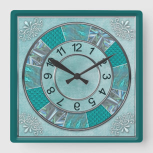 CUADRADO RELOJ - TRULLO - DISEÑO -