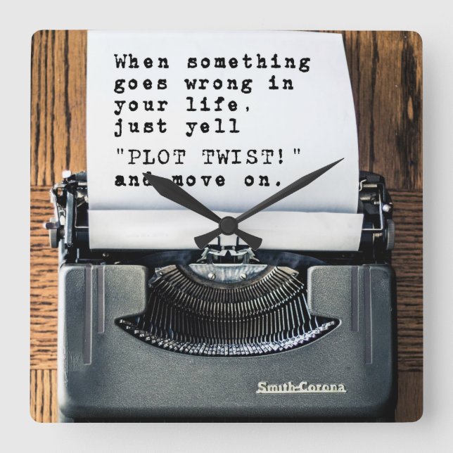 Cuadrado Reloj "Twist" (Anverso)