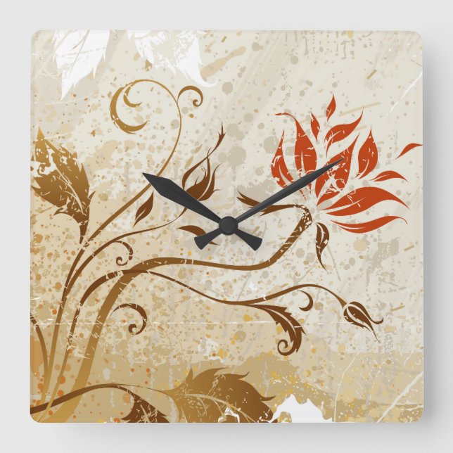 Cuadrado Resumen del reloj del artículo 50 (Anverso)