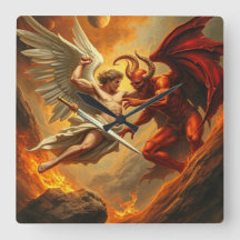 San Miguel el Arcángel pone el reloj del diablo