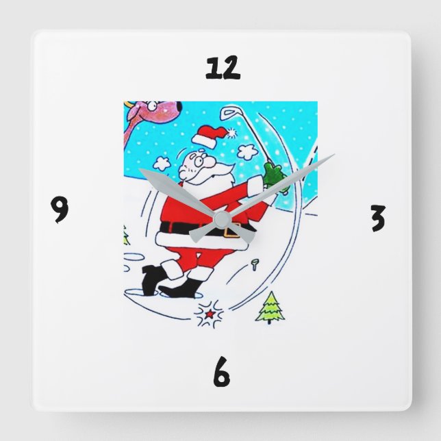 CUADRADO **SANTA AMA EL GOLF** RELOJ (Anverso)