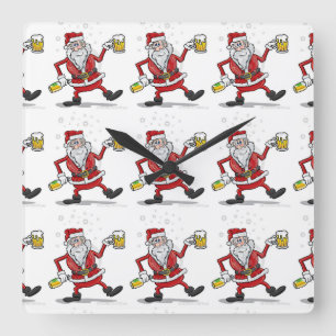 CUADRADO "SANTA BORRACHO" RELOJ