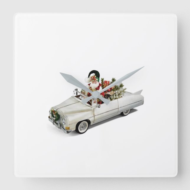 CUADRADO **SANTA EN CONVERTIBLE** RELOJ (Anverso)