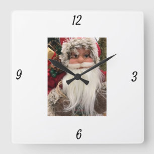 CUADRADO "SANTA INCREÍBLE" NAVIDADES RELOJ