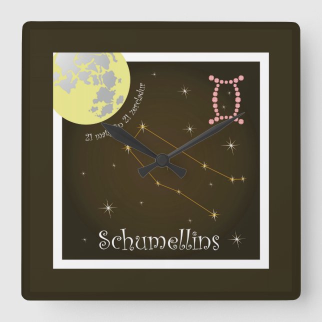 Cuadrado Schumellins 21 21 matg fin zercladur reloj (Anverso)