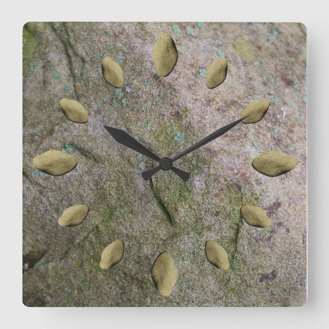 Cuadrado Sólido - roca del reloj de las edades (Anverso)