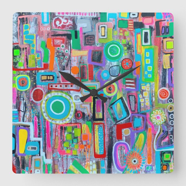 Cuadrado Verano en el reloj del muro de la ciudad (Anverso)