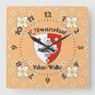Cuadrado Wallis Valais Suiza Suisse reloj