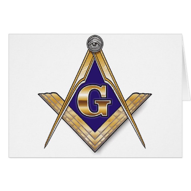 Cuadrado y compases azules discretos (Anverso (Horizontal))