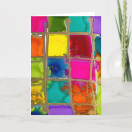 Cuadrados Brillantes Lovitude Gracias Tarjeta De N