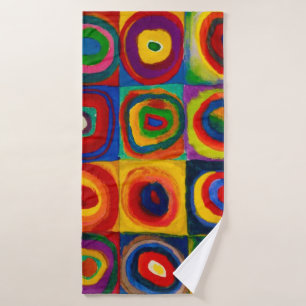 Cuadrados con círculos, abstracto, Wassil Kandins