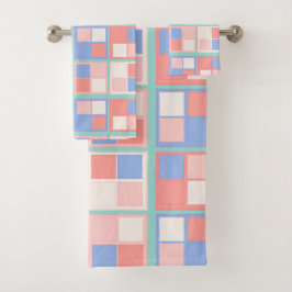 Cuadrados de color cuádruples