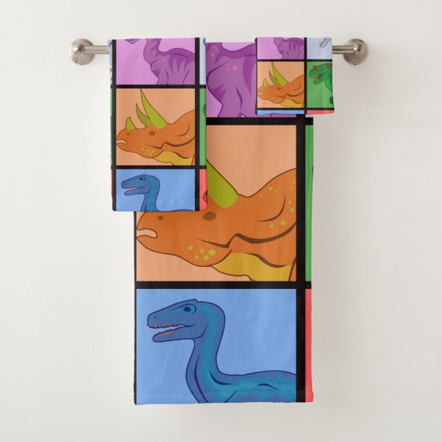 Cuadrados de dinosaurios (In situ)