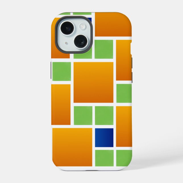Cuadrados de gradiente naranja (Reverso )