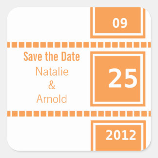 Cuadrados de Moda modernos salven a los Pegatinas 