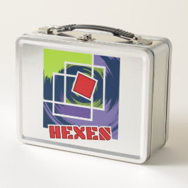 Cuadrados de rebeldes verdes y púrpura con hexácul