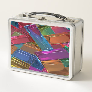 Cuadrados de vidrio - Lunchbox Metalizado