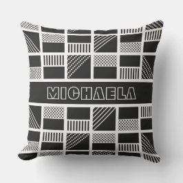 Cuadrados geométricos personalizado almohadas de l