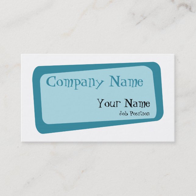 Cuadrados recortados Tarjeta de presentación (Anverso)