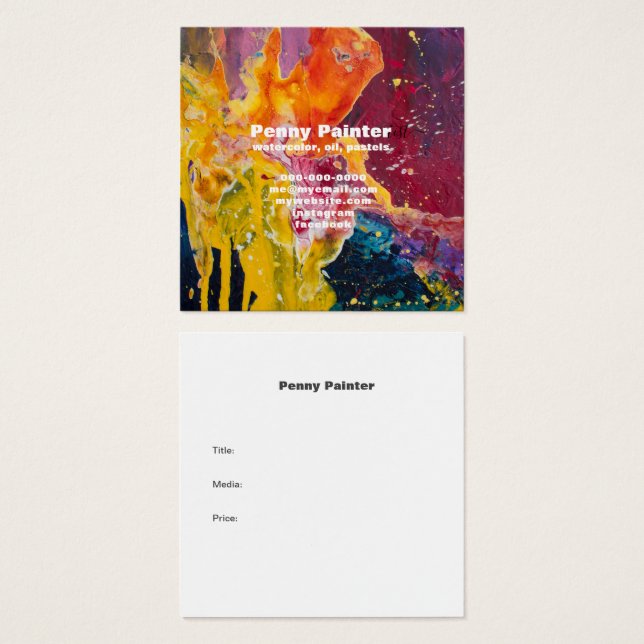 CUADRAR LAS TARJETAS DE TÍTULO Y NEGOCIOS DE LOS A (Anverso y reverso)