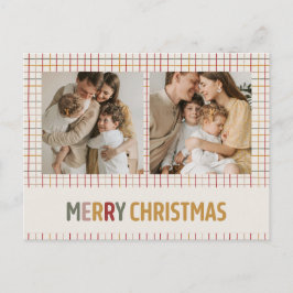 Cuadrícula colorida moderna Feliz Navidad Dos foto