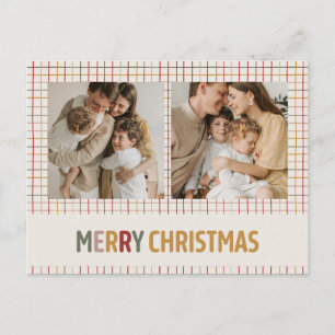 Cuadrícula colorida moderna Feliz Navidad Dos foto