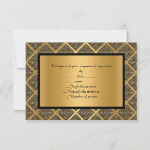 CUADRÍCULA CON ESTAMPADO DE LEOPARDO DE LUJO RSVP 