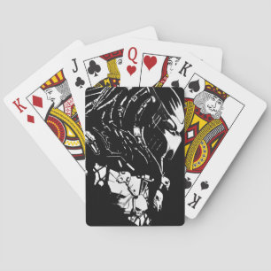 Cuadrícula de cartas de reproducción de depredador