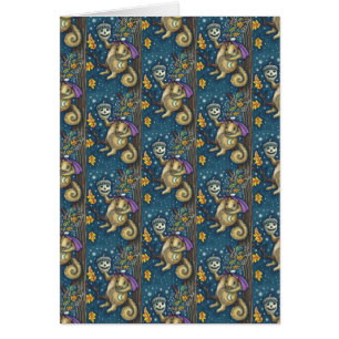 CUADRÍCULA DE FLOTE DE DORMIR, TARJETA DE HALLOWEE