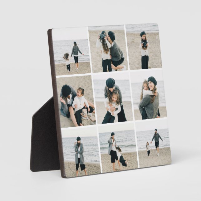 Cuadrícula simple de nueve placas de escritorio de (Anverso)