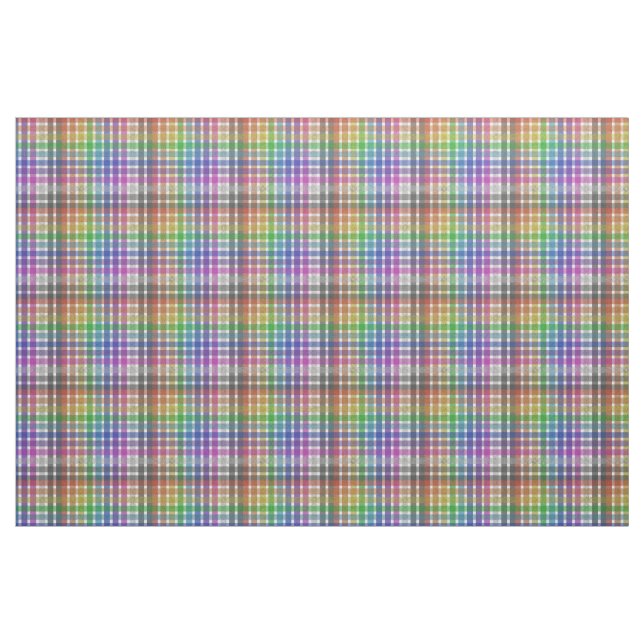 Cuadro de Arcoíris - Tela de Algodón Pima ("Cuarto gordo" (fat quarter))