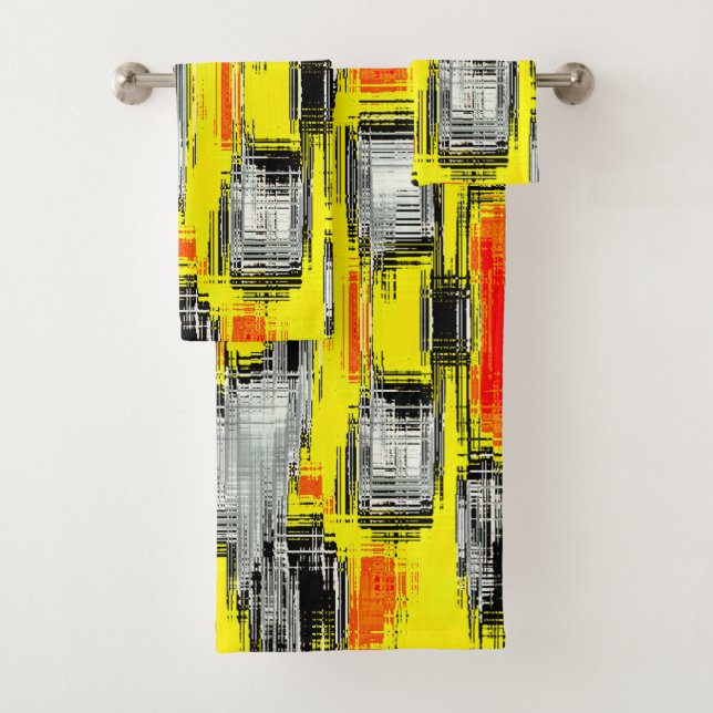Cuadros abstractos formados de arañazos sobre amar (In situ)