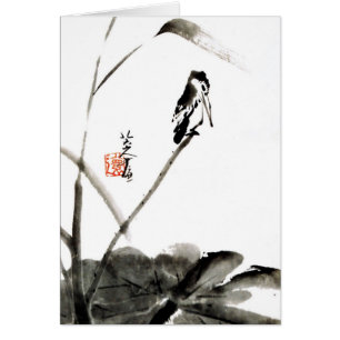 Cuadros acuáticos antiguos de China