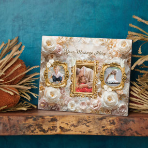 Cuadros de Colage de Marcos de Fotos Florales Barr