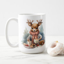 Cuadros de color de agua cosecha vintage taza de c