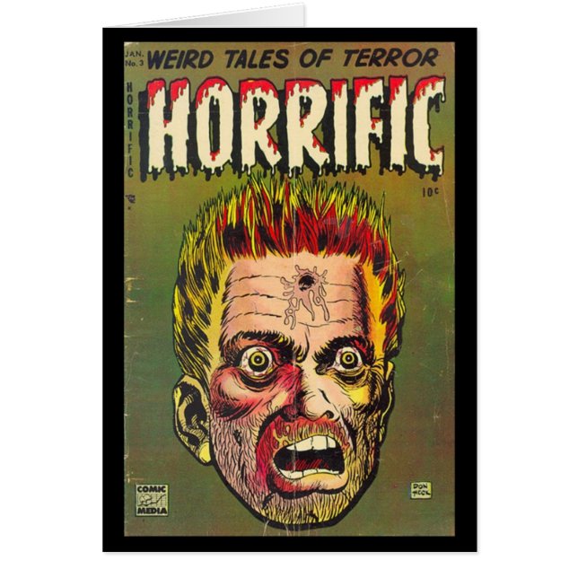 Cuadros de historietas de tarjetas Vintage (Frente)